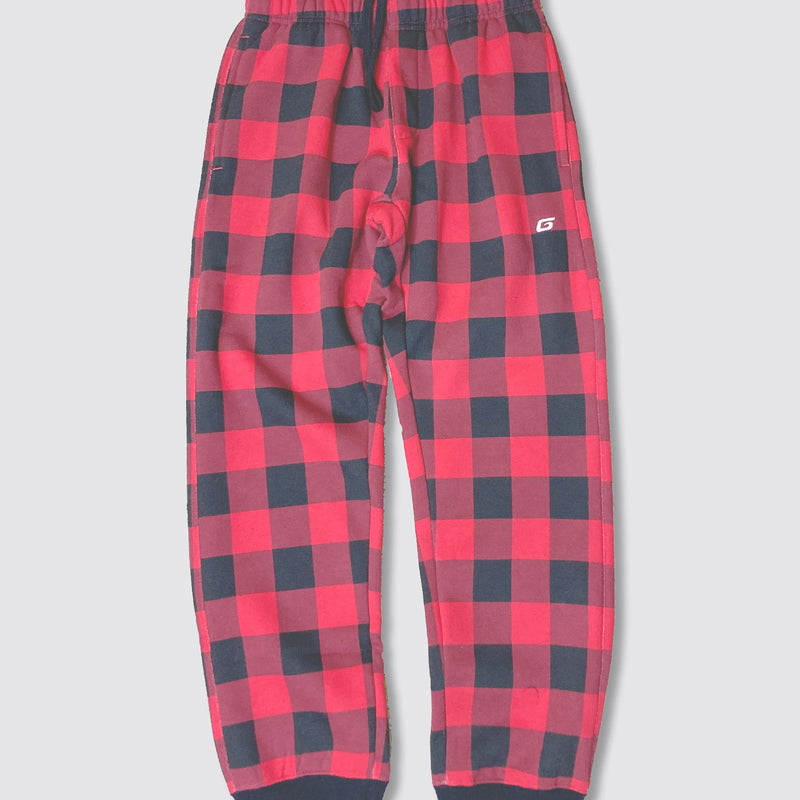 Check Sweat Pants